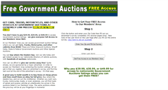 Desktop Screenshot of governmentauctionsfree.com